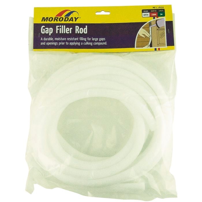 Moroday 15mm x 5m White Gap Filler Rod