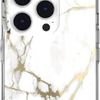 Mageasy Marble Case (MagSafe) For iPhone 14 Pro - Champagne White