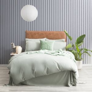 Ddecor Home Ultra Plush Microfiber King Quilt Cover Set VNT Washed Sage