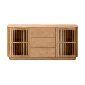 Tahlia 160cm Sideboard Modern 2 Door 3 Drawer Storage Cabinet Unit Natural