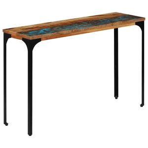 vidaXL Console Table 120x35x76cm Solid Reclaimed Wood Office Accent Hall Desk