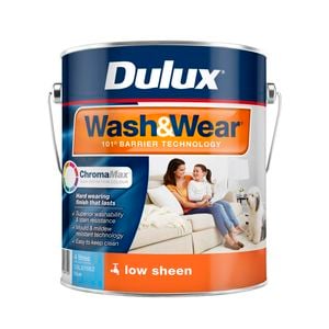 Dulux 4L Blue Low Sheen Wash&Wear Interior Paint