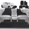 6D Diamond Car Floor Mats for Toyota Corolla 2013-2018-Full Set-Black-Outback GT