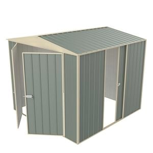 Build-a-Shed  2.3 x 2.3 x 2.3m Gable Single Sliding Side Door Shed - Green