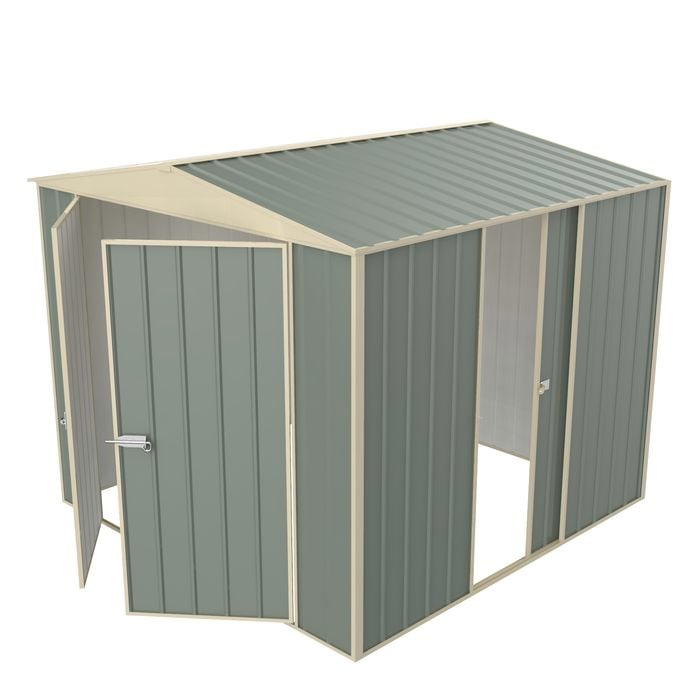 Build-a-Shed  2.3 x 2.3 x 2.3m Gable Single Sliding Side Door Shed - Green
