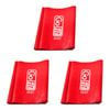 3PK GoFit Latex Free Resistance Flat Band Home Gym Yoga Exercise Heavy Red