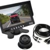 Elinz 7" Monitor HD 12V/24V Reversing CCD Eyeball Camera (BLACK) Truck Caravan - 7.0" | Wired Transmission | 4PIN System