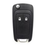 TKW 2 Button HU100 Remote Flip Key Housing to suit Holden and Chevrolet - Various Models