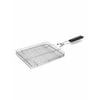 Stainless Steel BBQ Grill Basket with Handle - Portable, Non-Stick, 32CM