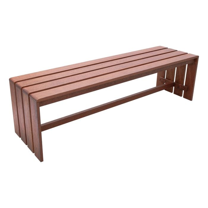 Mimosa 1500 x 420mm Merbau Eden Outdoor Bench Bunnings Australia