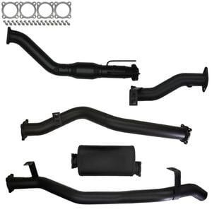 Ignite Exhausts Turbo Back For Toyota Landcruiser 79 Series V8 D/cab Cat & Muffler 409 Stainless Steel