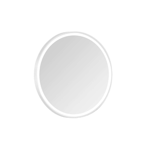 Barelli 800 x 800mm Brushed Nickel Signature High Specification Framed Round Front-Lit LED Mirror