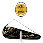 Hundred Glory Limited Edition Strung Badminton Racket with Full Racket Cover | Navy