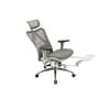 SIHOO M57 Ergonomic Office Chair with Built-in Footrest (Grey Frame with Grey Mesh)