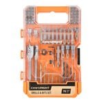 Craftright 76 Piece Drills A Bits Set