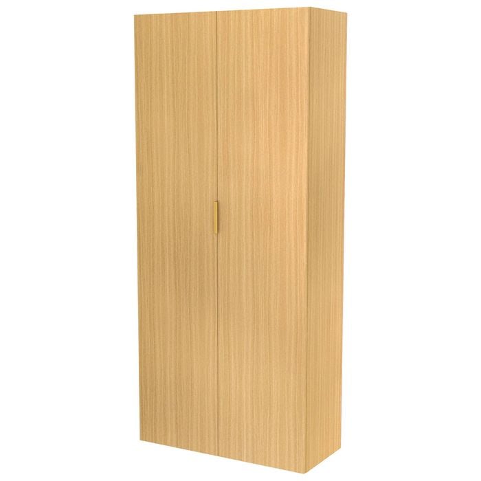 Lugna 2048 x 900 x 380mm Sand 5 Shelf Double Door Storage Cabinet