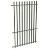 ProtectorAl 0350-1200W x 1800H Pale Eucalypt Aluminium Radiator Pool Fence Panel with Mid Rail