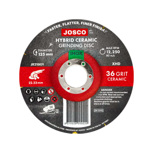 Josco 125mm 36G Hybrid Ceramic Grinding Disc