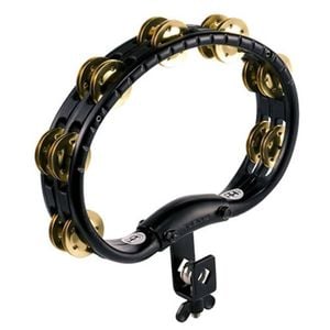 Meinl Percussion Mountable Brass Jingles Tambourine Black