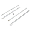Hafele 500mm White Drawer Roller Runner - Pair 