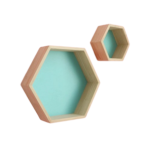Lifebay Children Nordic Hexagon Wall Shelves