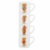Ashdene Coo Christmas - Stackable Mugs (Pack of 4)
