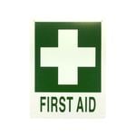 Brutus 225 x 300mm First Aid Plastic Sign 