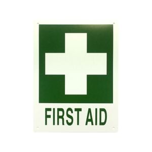 Brutus 225 x 300mm First Aid Plastic Sign 