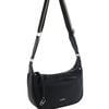 Milleni Women's Handbag Vegan Leather Fashion Everyday Crossbody Bag Black