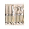 12pc Cutlery Set - Made in France - Light Horn