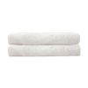 2pc Bambury Ultra soft Elvire Bath Sheet 2 Pack Ivory Cotton Woven Home Decor