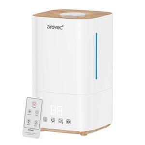 AROVEC Humidifier & Aroma Diffuser, 4L Cool Mist, 30 m² for Bedroom