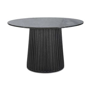 Glenelg Indoor 1.2m Round Marble Top Dining Table