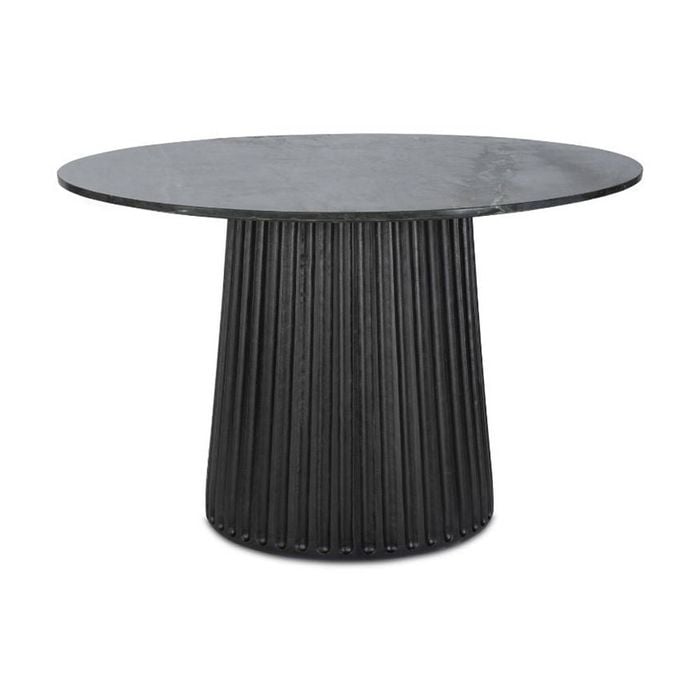 Glenelg Indoor 1.2m Round Marble Top Dining Table