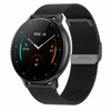 Smart Watch Amoled Screen Bluetooth Call Health Sleep Monitor Fitness Tracker Sports Watch Black Mesh