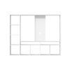 Artiss TV Unit White 183cm
