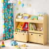 Keezi Kids Bookcase Storage Box Organiser Rack