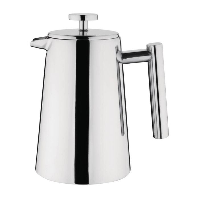 Olympia Coffee Plunger Insulated Stainless Steel 6 Cup 750ml Cafetiere