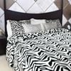 Kingtex White Tiger Micro Plush Blanket Queen/King