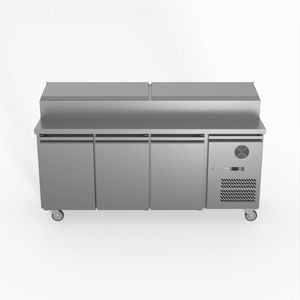 Fed-x S/s Three Door Sandwich Counter  - Salad Bar Fridges (xss7c18s3v)