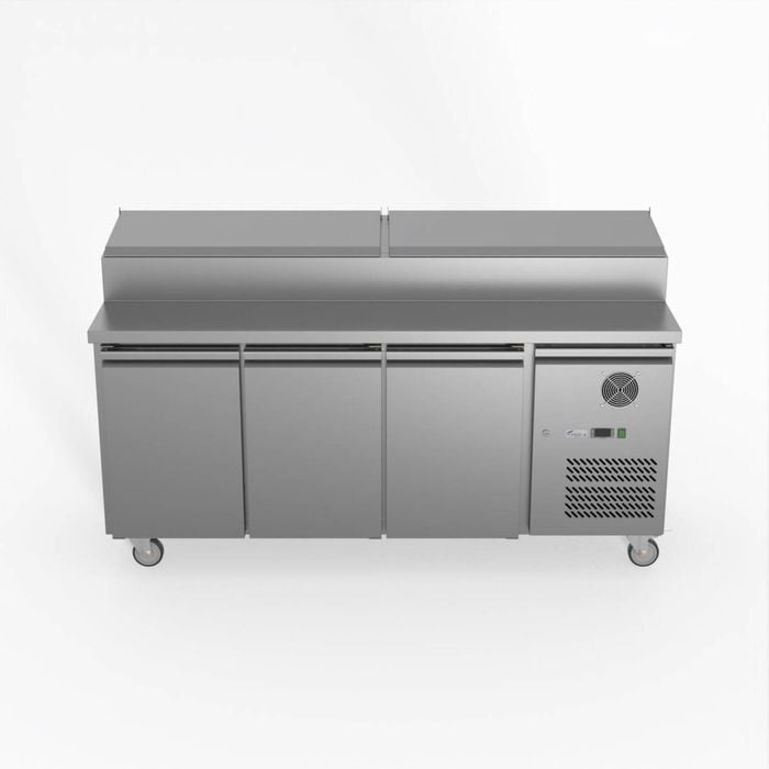 Fed-x S/s Three Door Sandwich Counter  - Salad Bar Fridges (xss7c18s3v)