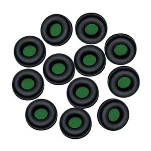 Yealink Yha-lec34, Replacement Leather Ear Cushion For Uh34/yhs34 , 12 Pcs, Black