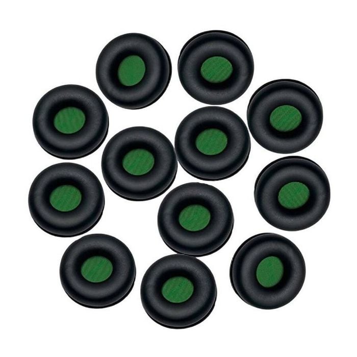Yealink Yha-lec34, Replacement Leather Ear Cushion For Uh34/yhs34 , 12 Pcs, Black