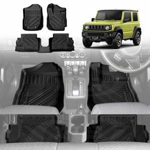 3D All Weather Car Floor Mat Carpet Liner Complete Set for Suzuki Jimny Auto Transmission 2018-Onwards