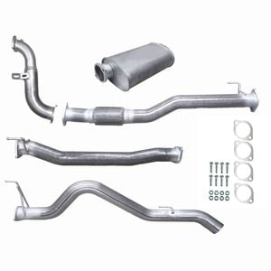 Ignite Exhausts Turbo Back for Holden RG Colorado 2.8L 3" No Cat With Muffler Raw Aluminised Steel