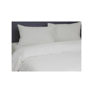 Jason Commercial King Bed Villa Matelasse Quilt Cover Set 240x210cm White