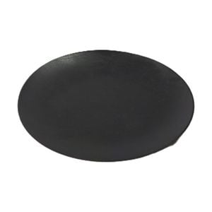 12x 10pc Partyware Deluxe Reusable Snack Plates Set 180mm Black