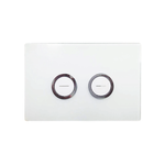 Johnson Suisse 245 x 165mm White Matte Pneumatic Flush Button