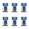 6x 30pc Malli Sewing Metal Sewing/tailoring Hand Needles Silver Assorted Sizes
