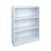 Practa 800mm White 3 Tier Bookcase